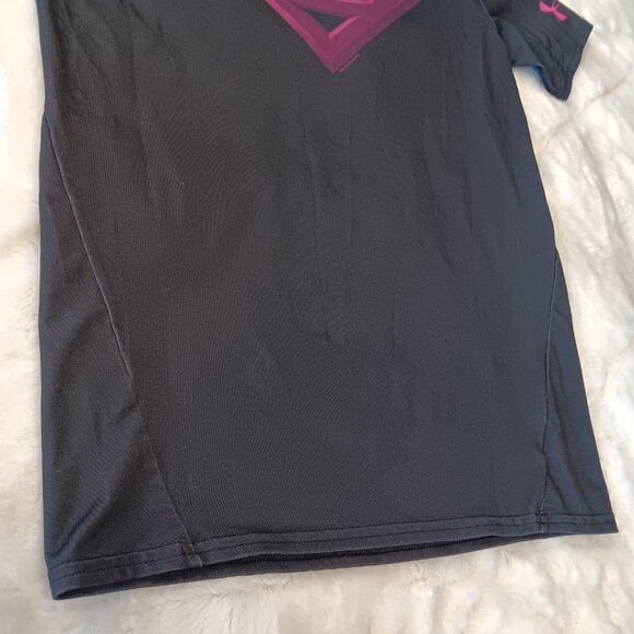 Under Armour Heatgear Women's Athletic Top Superman Logo Size L - Picture 3 of 13